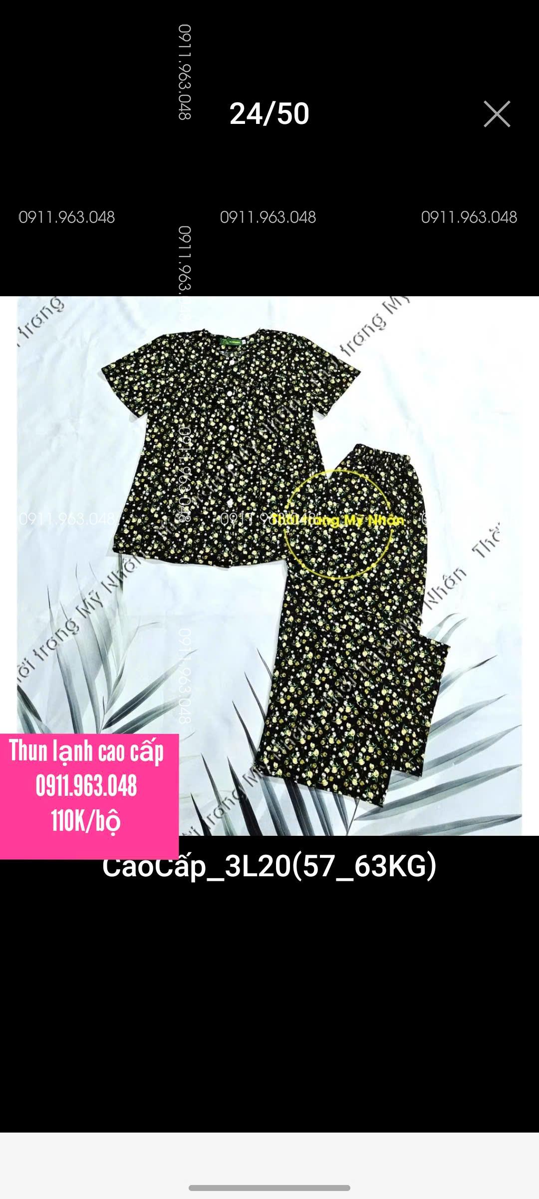 [40-75kg] Đồ bộ bà ba cho bà cài nút có túi quần lửng tay ngắn chất thun lạnh cao cấp - MN1759