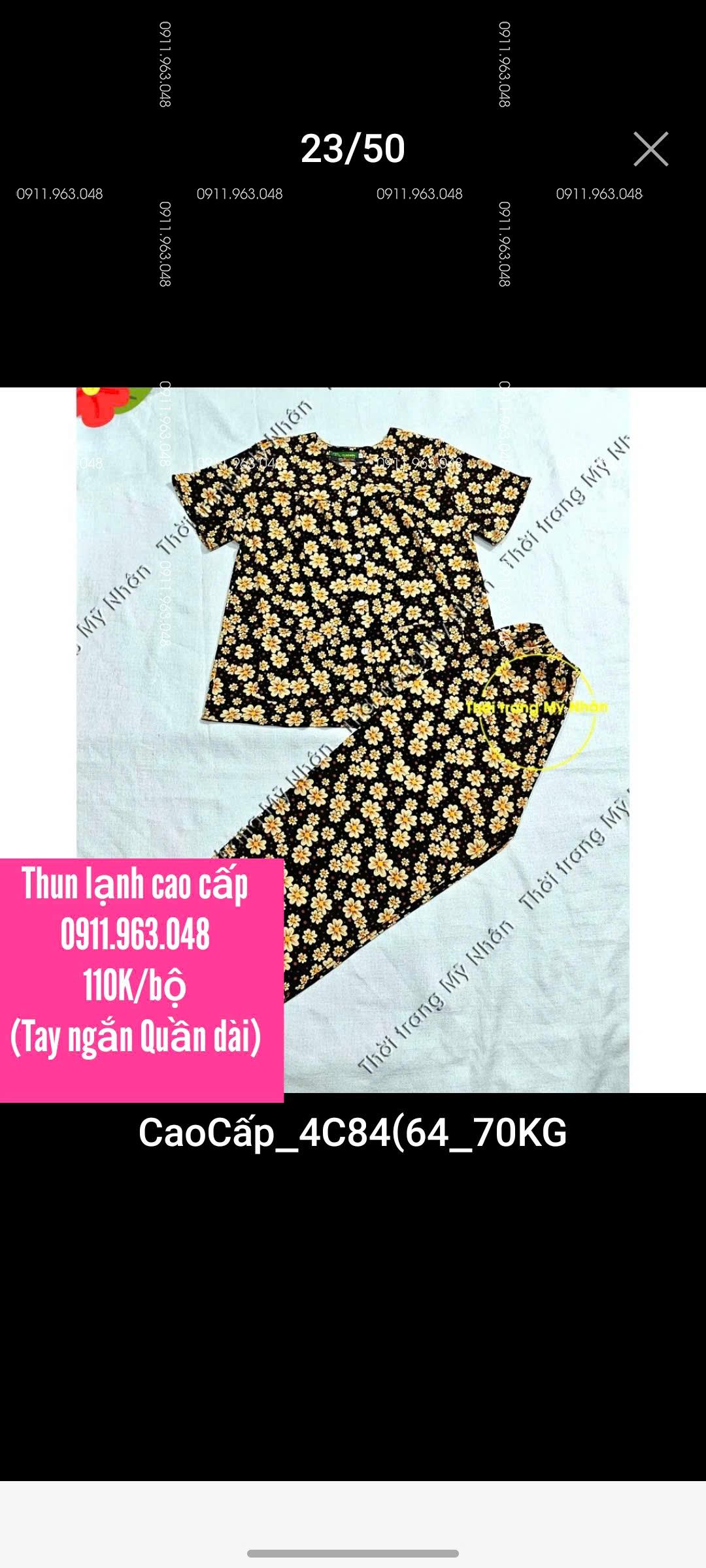 [40-75kg] Đồ bộ bà ba cho bà chất vải thun lạnh cao cấp - MN1758